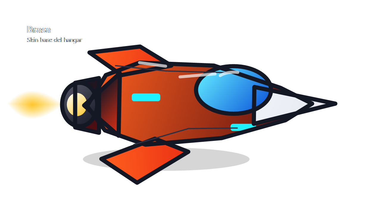 Nave espacial de la skin Brasa